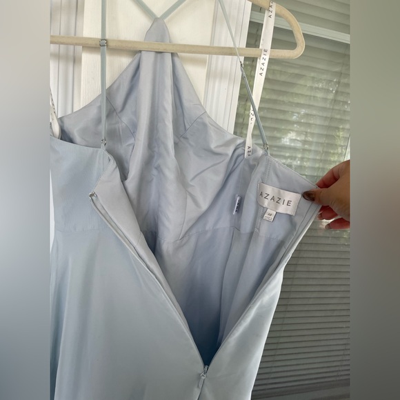 Azazie Bailey Dress in Sky Blue - Picture 9 of 16